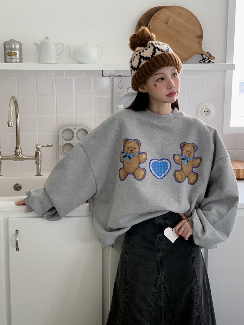 JKICHI韓國代購㊣女裝新款休閑職業推薦熱賣人氣真品時尚衛衣JKICHI衛衣