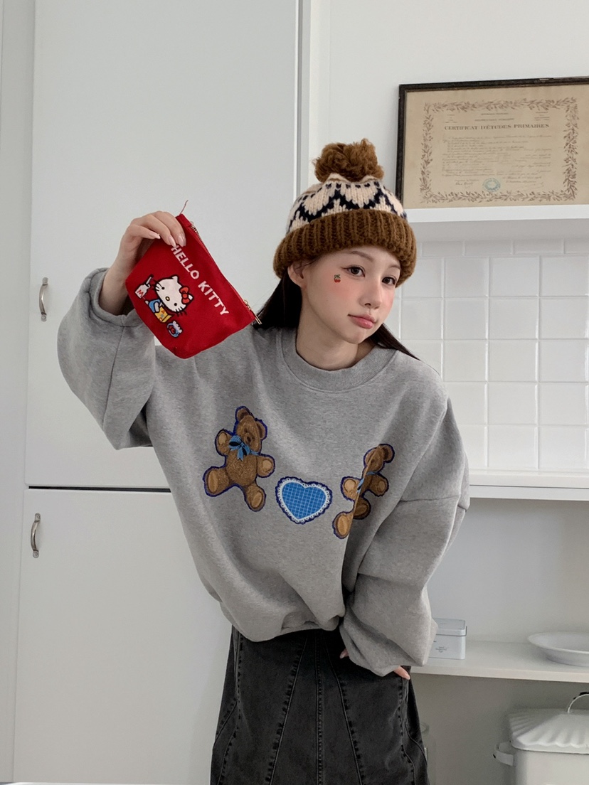 JKICHI韓國代購㊣女裝新款休閑職業推薦熱賣人氣真品時尚衛衣JKICHI衛衣