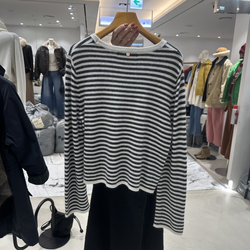 TREND SELLER/G韓國直郵㊣女裝新款25秋冬推薦針織衫浣熊G/TREND SELLER針織衫