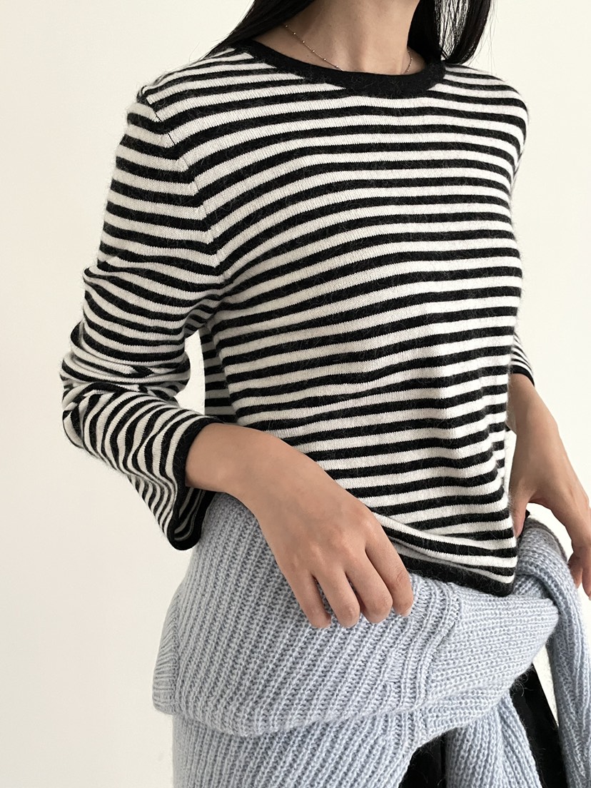 TREND SELLER/G韓國直郵㊣女裝新款25秋冬推薦針織衫浣熊G/TREND SELLER針織衫圖色2黑色