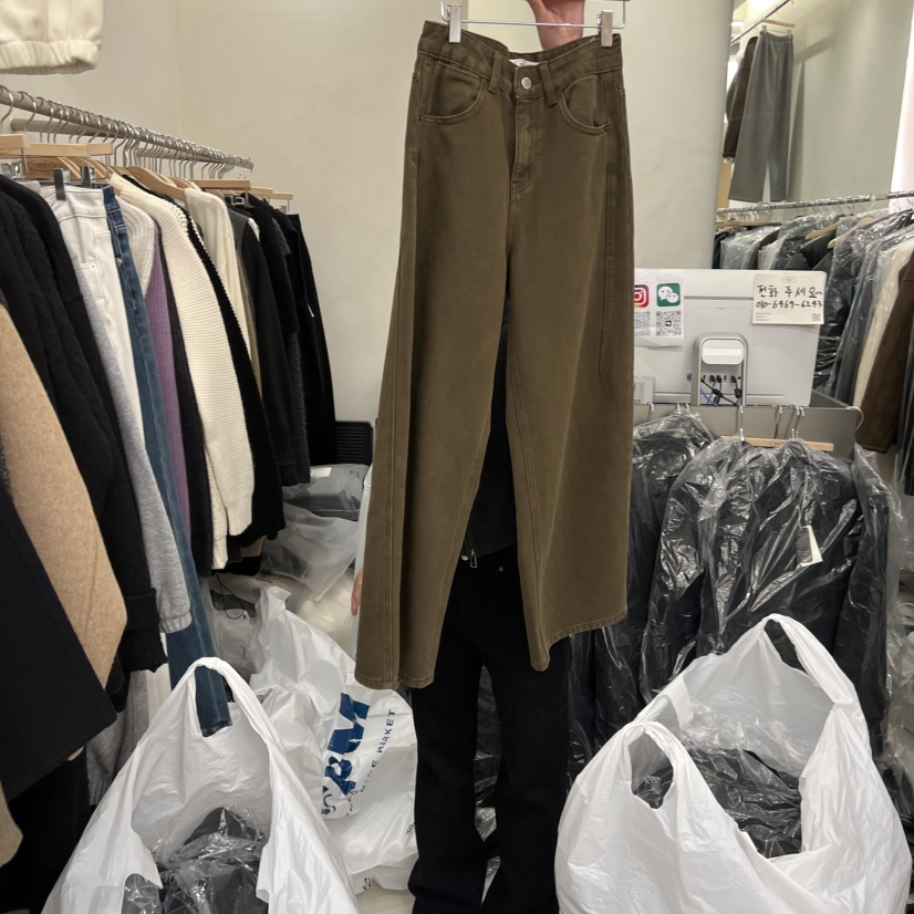 TAKE YOUE TIME韓國代購㊣女裝新品熱賣真品人氣推薦牛仔褲TAKE YOUE TIME牛仔褲圖色1