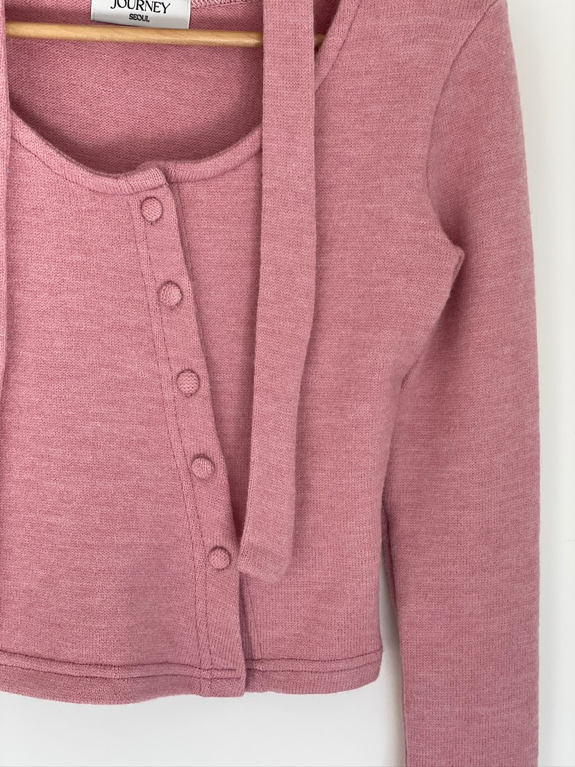 JOURNEY韓國代購㊣女士新品休閑職業推薦人氣時尚長袖T恤紐扣JOURNEY長袖T恤