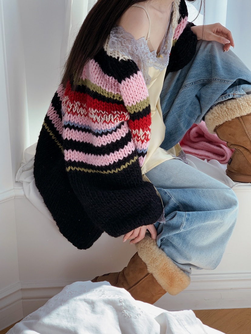 JKICHI韓國代購㊣女裝新品推薦熱賣真品職業25秋冬休閑毛衣JKICHI毛衣