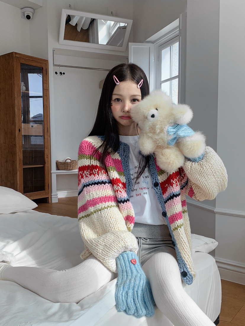 JKICHI韓國代購㊣女裝新品推薦熱賣真品職業25秋冬休閑毛衣JKICHI毛衣