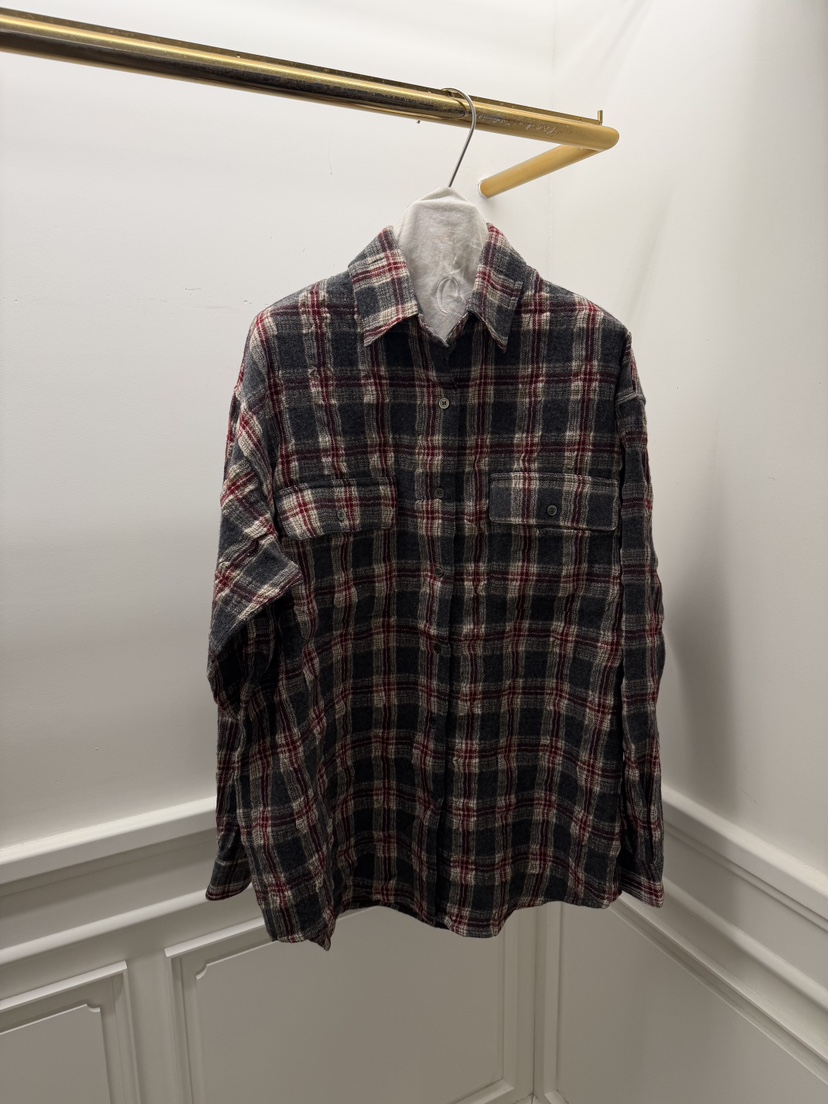 ETER東大門㊣代購女士新品真品推薦熱賣襯衫蕾絲衫羊毛格紋eter/VERSO襯衫/蕾絲衫圖色1