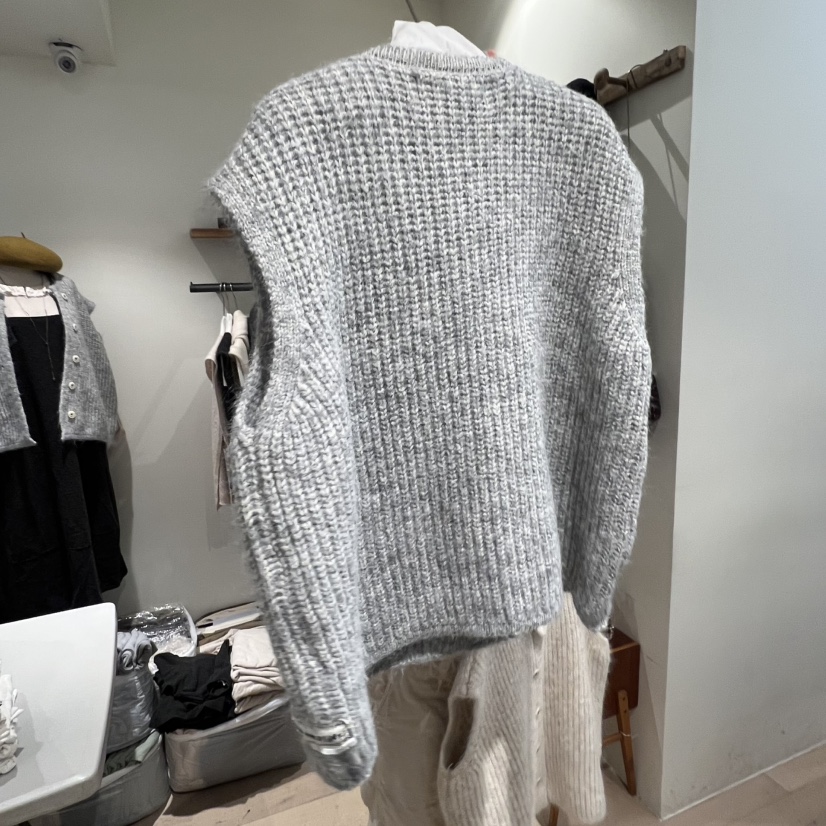 LE JARDINET東大門㊣代購女士新款休閑時尚推薦25秋冬馬甲紐扣LE JARDINET馬甲