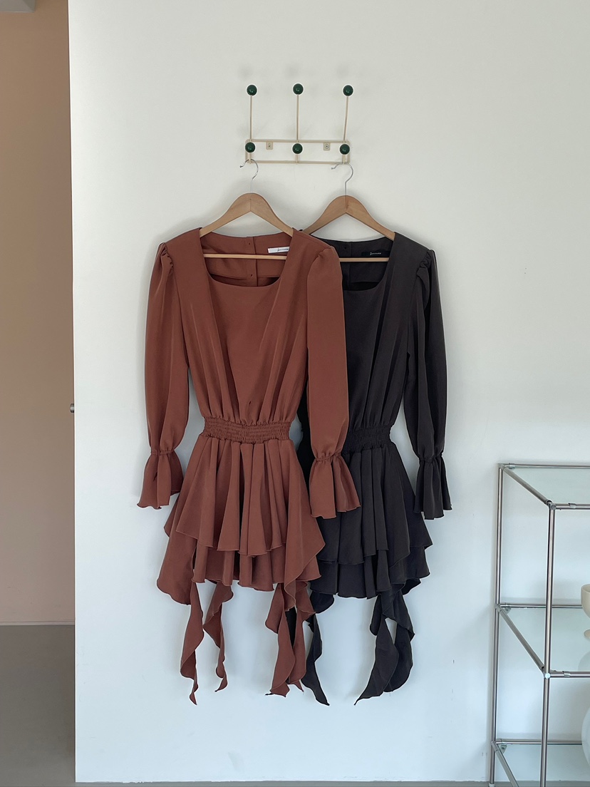 JOURNEY韓國代購㊣女士新款推薦職業休閑時尚連衣裙不含腰帶JOURNEY連衣裙