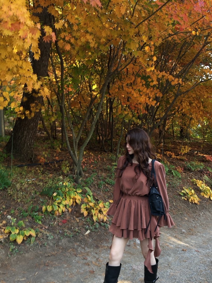 JOURNEY韓國代購㊣女士新款推薦職業休閑時尚連衣裙不含腰帶JOURNEY連衣裙