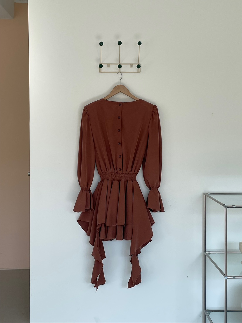 JOURNEY韓國代購㊣女士新款推薦職業休閑時尚連衣裙不含腰帶JOURNEY連衣裙