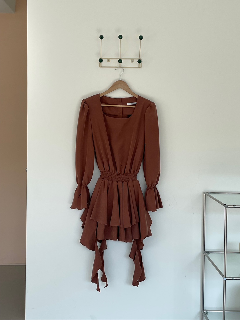 JOURNEY韓國代購㊣女士新款推薦職業休閑時尚連衣裙不含腰帶JOURNEY連衣裙圖色1