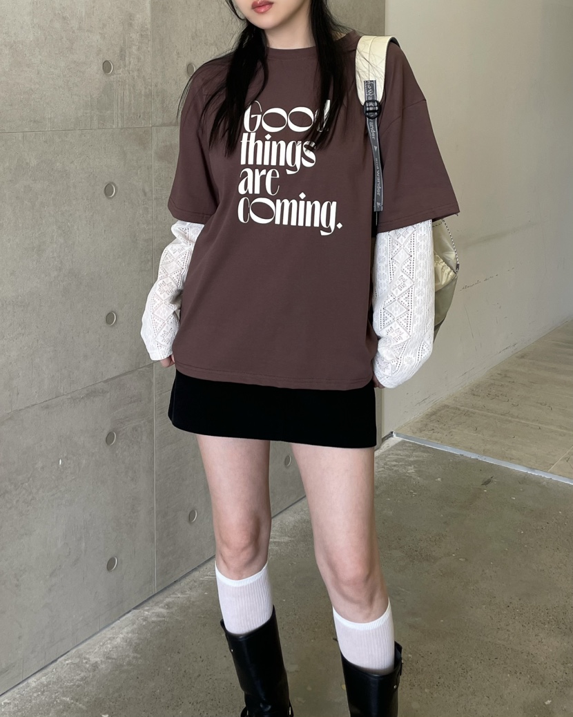 ALLVIBE東大門㊣直郵女裝新品人氣熱賣休閑職業推薦時尚T恤ALLVIBET恤