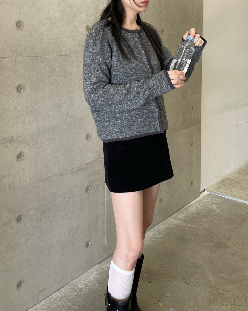 ALLVIBE韓國直郵㊣女裝新款熱賣25秋冬推薦職業休閑時尚針織衫ALLVIBE針織衫