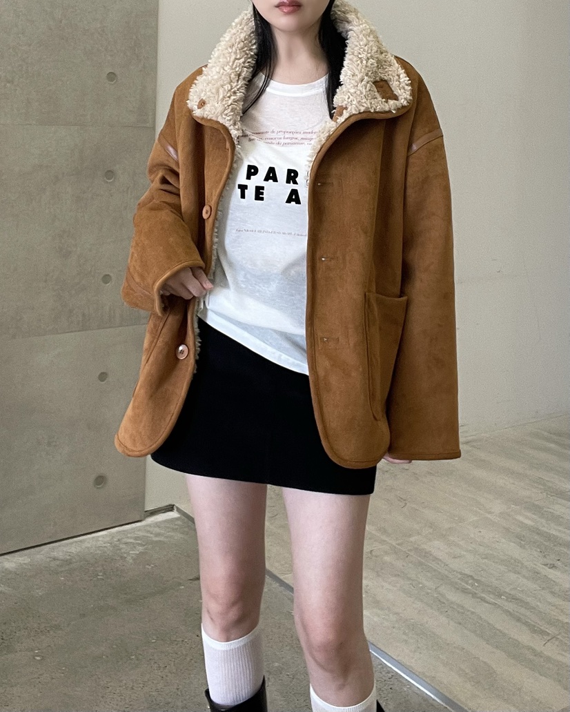 ALLVIBE韓國代購㊣女裝新款熱賣職業人氣休閑推薦夾克兩面穿ALLVIBE夾克