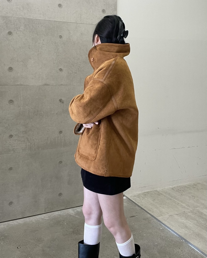 ALLVIBE韓國代購㊣女裝新款熱賣職業人氣休閑推薦夾克兩面穿ALLVIBE夾克