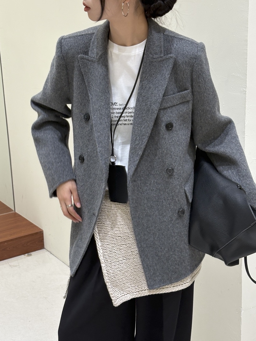 HER韓國代購㊣女士新款職業時尚推薦休閑25秋冬人氣熱賣夾克HANNA21夾克