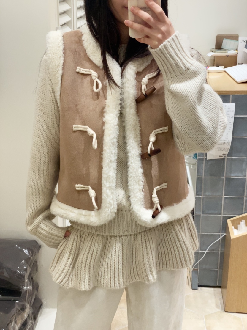 LOVE ROSIE韓國代購㊣女士新款職業時尚熱賣推薦25秋冬馬甲LOVE ROSIE馬甲