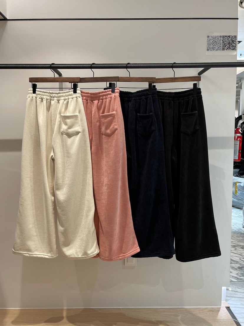 LOVE PULL韓國直郵㊣女裝新品推薦時尚25秋冬熱賣休閑褲貂皮LOVE PULL休閑褲