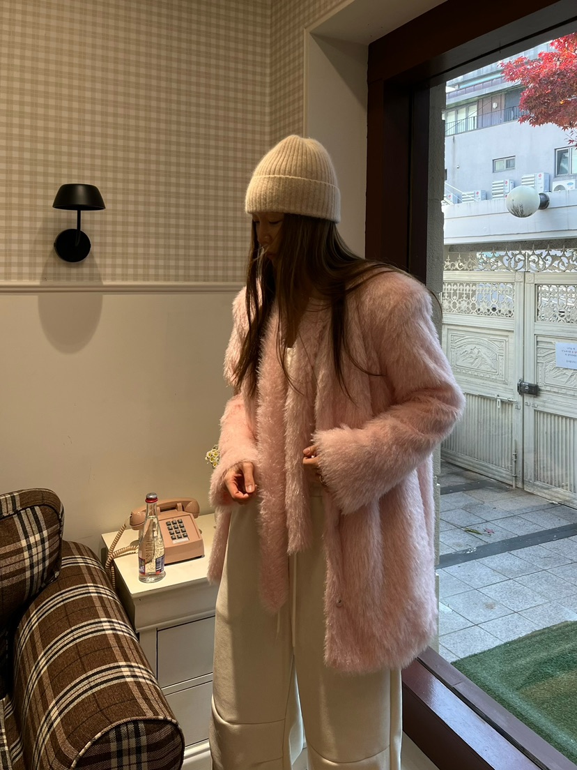 LOVE PULL韓國直郵㊣女裝新品推薦時尚25秋冬熱賣休閑褲貂皮LOVE PULL休閑褲