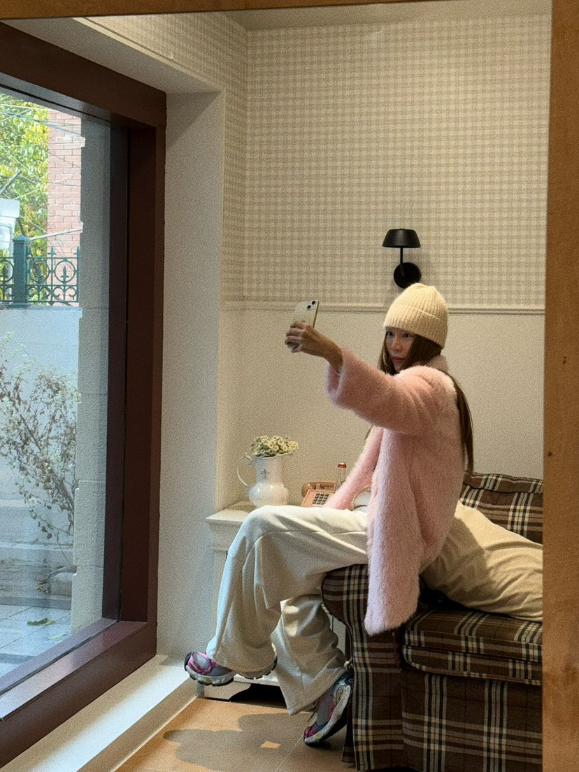 LOVE PULL韓國直郵㊣女裝新品推薦時尚25秋冬熱賣休閑褲貂皮LOVE PULL休閑褲