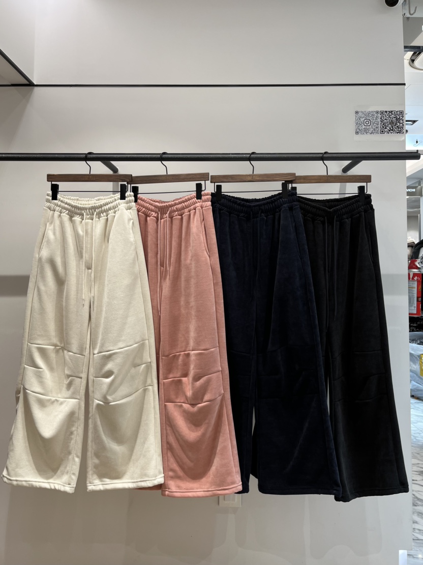 LOVE PULL韓國直郵㊣女裝新品推薦時尚25秋冬熱賣休閑褲貂皮LOVE PULL休閑褲圖色2左二色