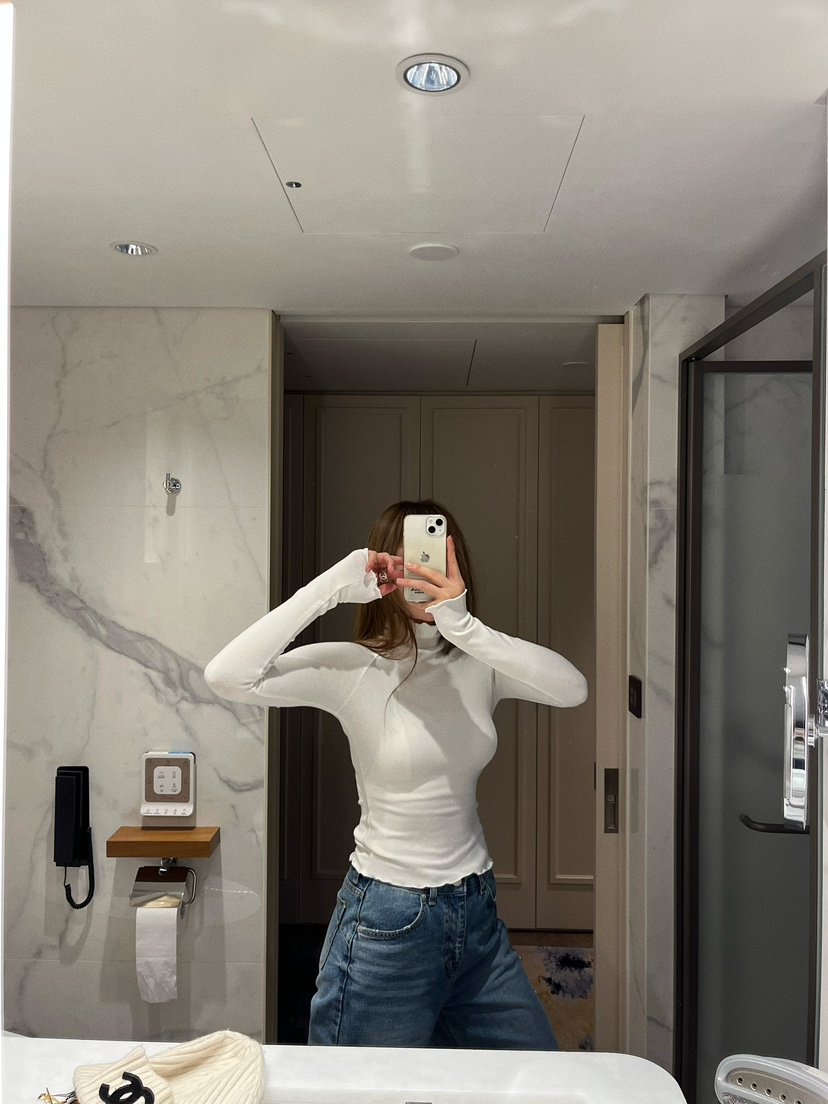 LOVE PULL東大門㊣實拍女士新款25秋冬人氣職業休閑長袖T恤LOVE PULL長袖T恤