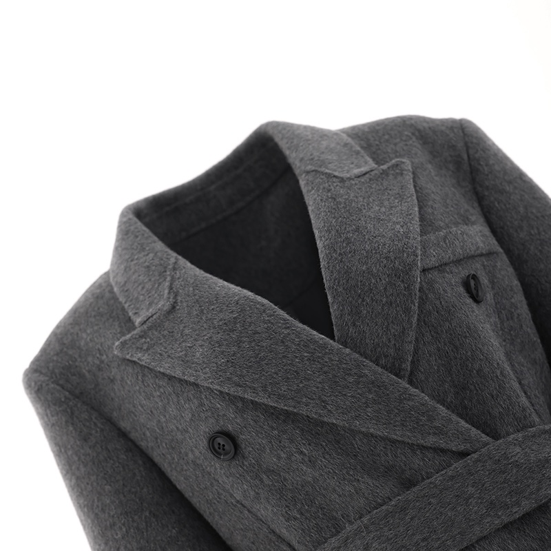 HER東大門㊣代購女裝新品休閑時尚職業25秋冬中長款大衣含腰帶HANNA21中長款大衣