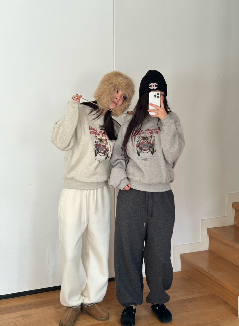 LE VASE東大門㊣直郵女裝新品休閑熱賣推薦人氣25秋冬衛衣加絨LE VASE衛衣