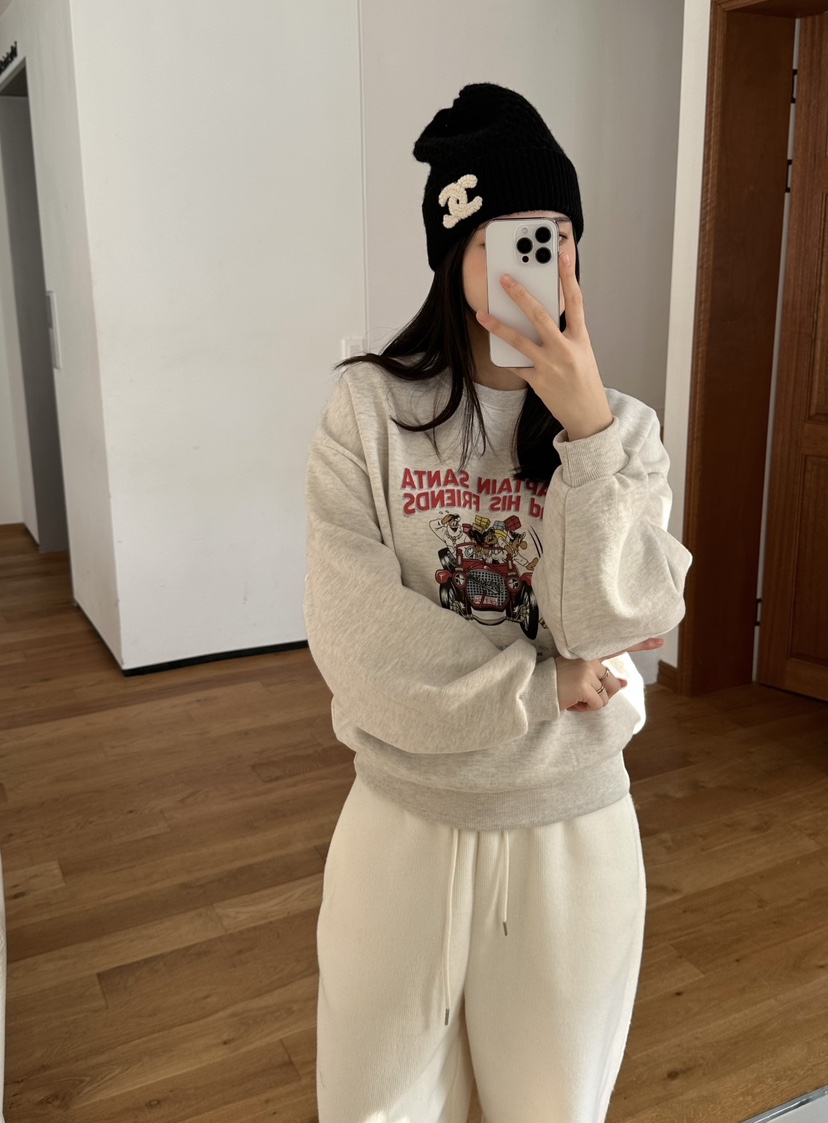 LE VASE東大門㊣直郵女裝新品休閑熱賣推薦人氣25秋冬衛衣加絨LE VASE衛衣