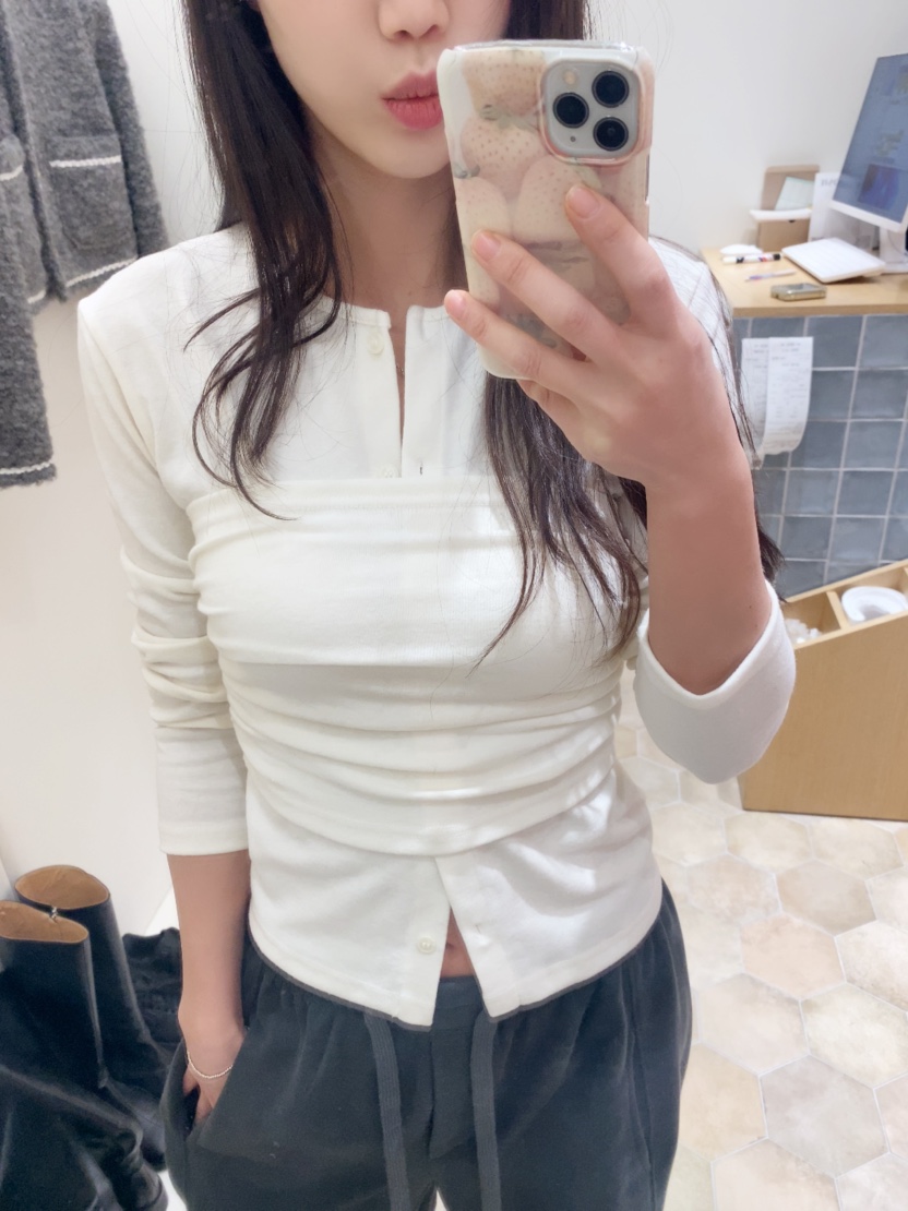 LOVE ROSIE東大門㊣代購女士新款人氣推薦時尚套裝安哥拉羊毛LOVE ROSIE套裝圖色1