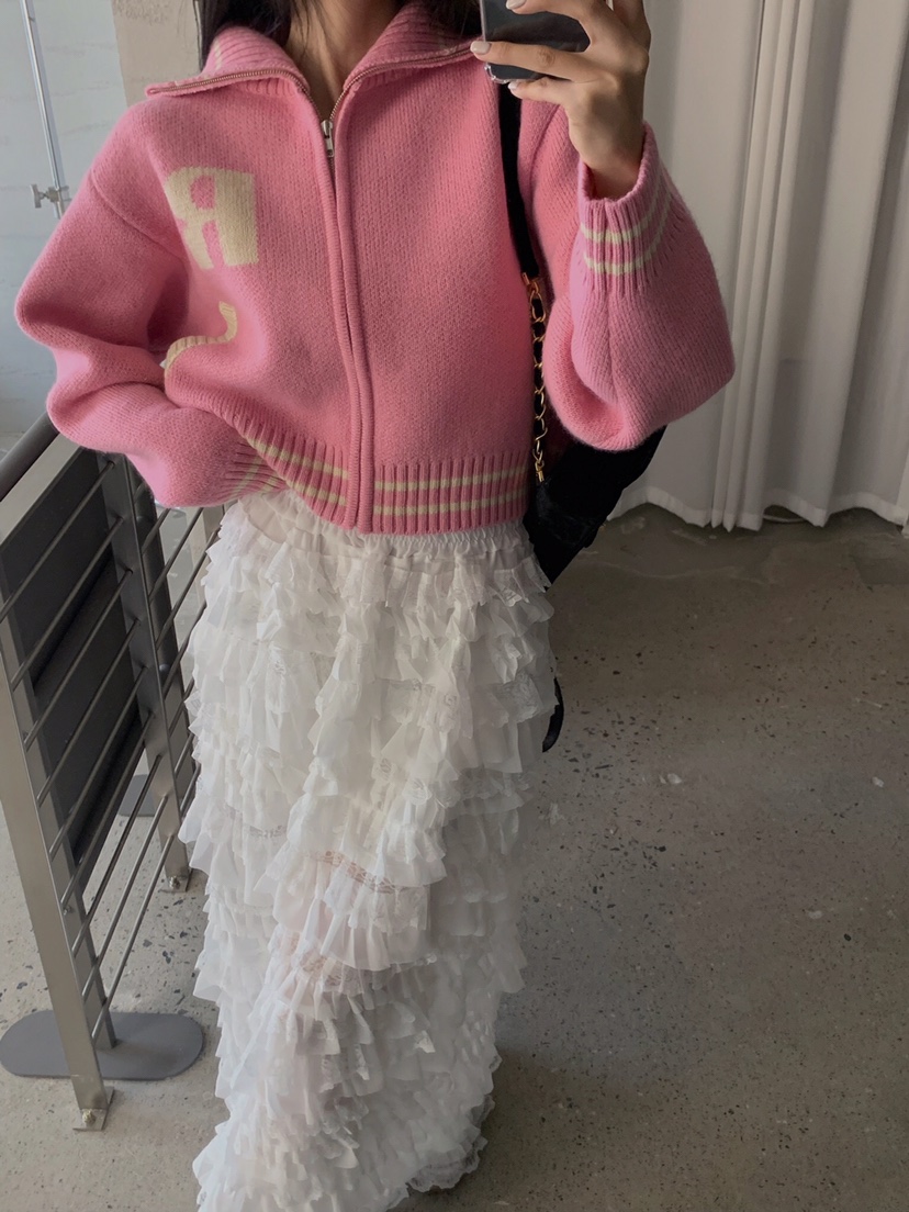 VERANDA東大門㊣直郵女裝新品25秋冬休閑人氣時尚職業夾克拉鏈VERANDA夾克