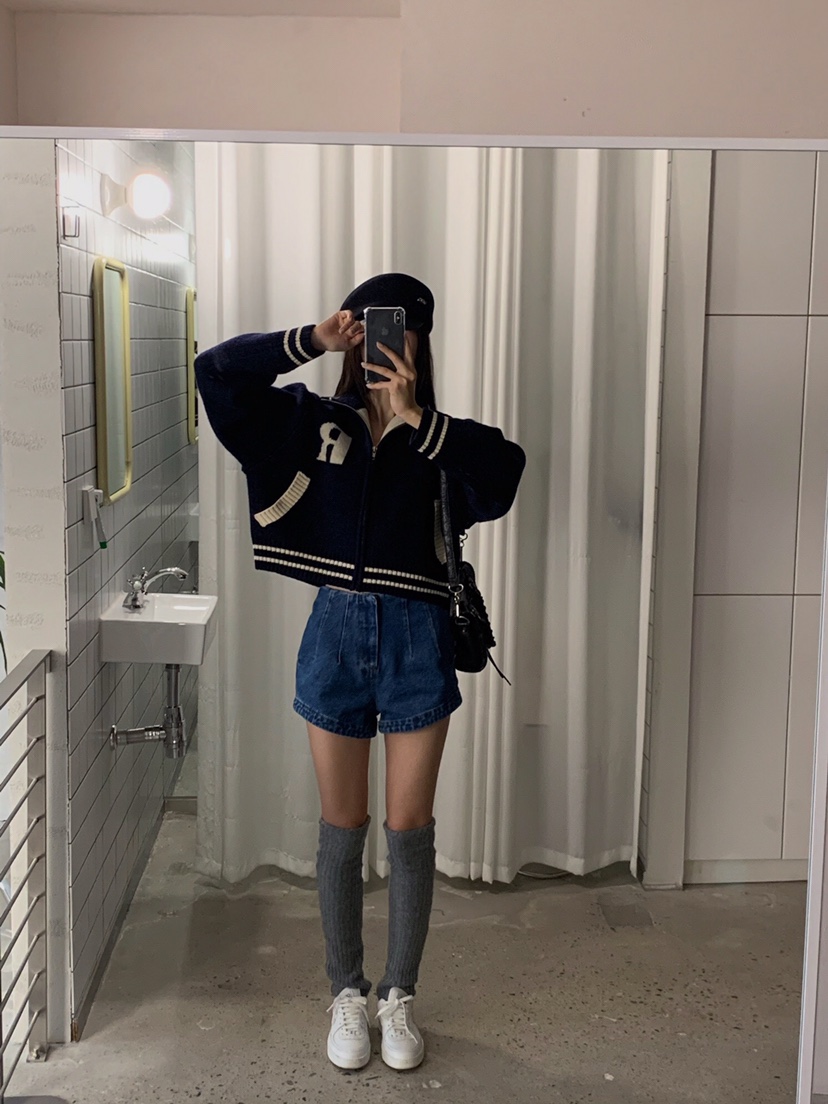 VERANDA東大門㊣直郵女裝新品25秋冬休閑人氣時尚職業夾克拉鏈VERANDA夾克