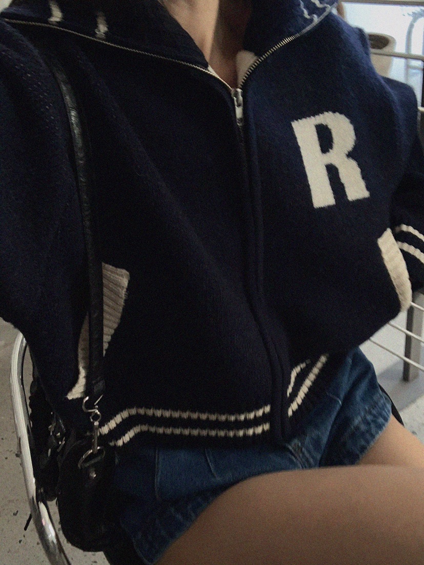 VERANDA東大門㊣直郵女裝新品25秋冬休閑人氣時尚職業夾克拉鏈VERANDA夾克