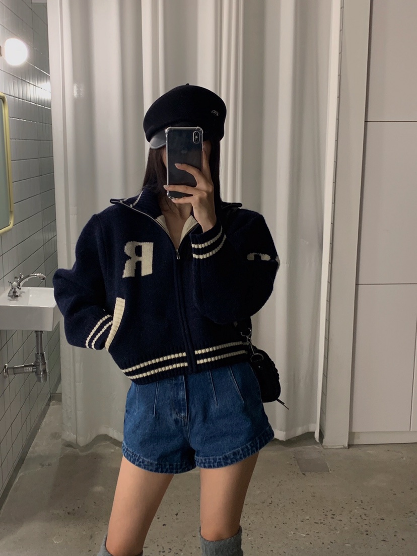 VERANDA東大門㊣直郵女裝新品25秋冬休閑人氣時尚職業夾克拉鏈VERANDA夾克