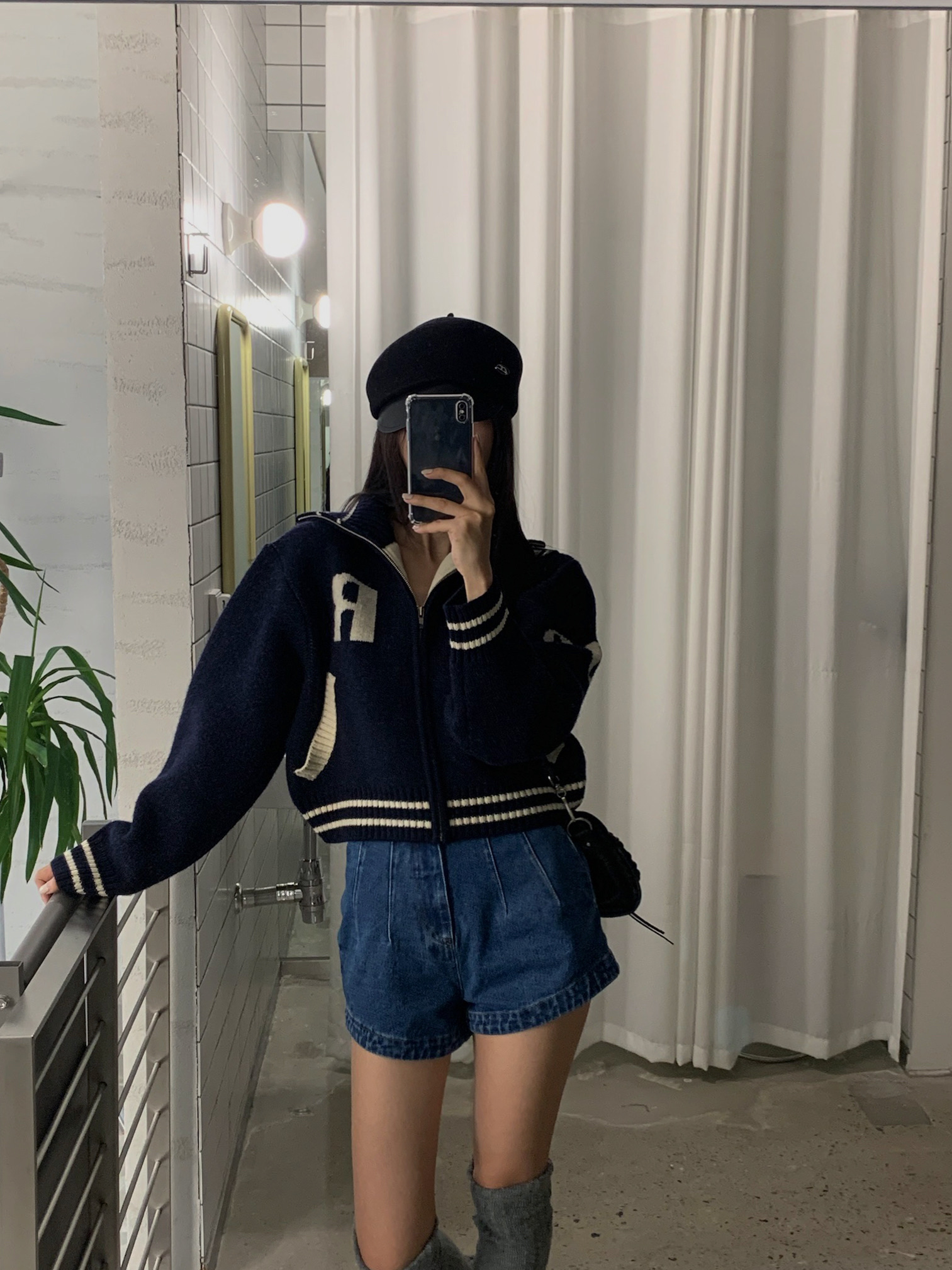 VERANDA東大門㊣直郵女裝新品25秋冬休閑人氣時尚職業夾克拉鏈VERANDA夾克