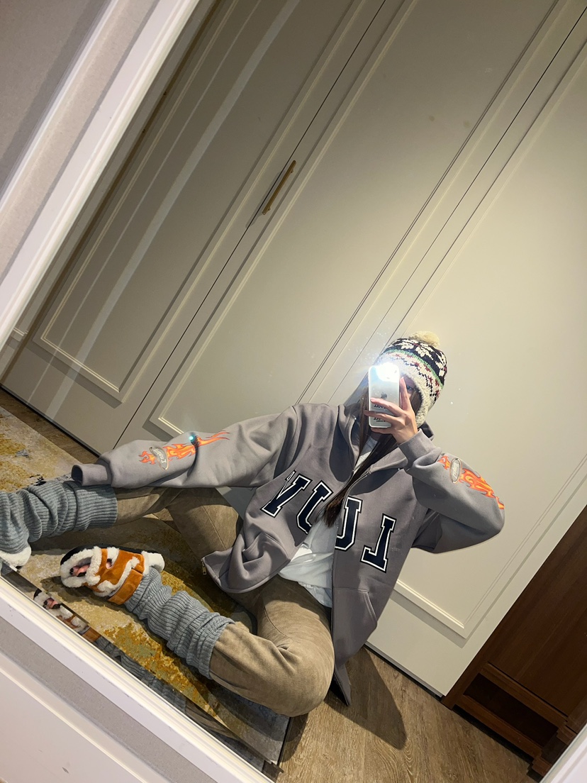 LOVE PULL韓國直郵㊣女士新款人氣職業時尚夾克連帽拉鏈衫LOVE PULL夾克