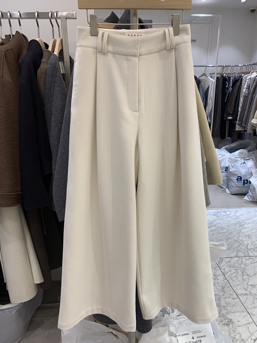 DARAK韓國直郵㊣女裝新款休閑推薦真品職業25秋冬休閑褲羊毛DARAK休閑褲圖色1