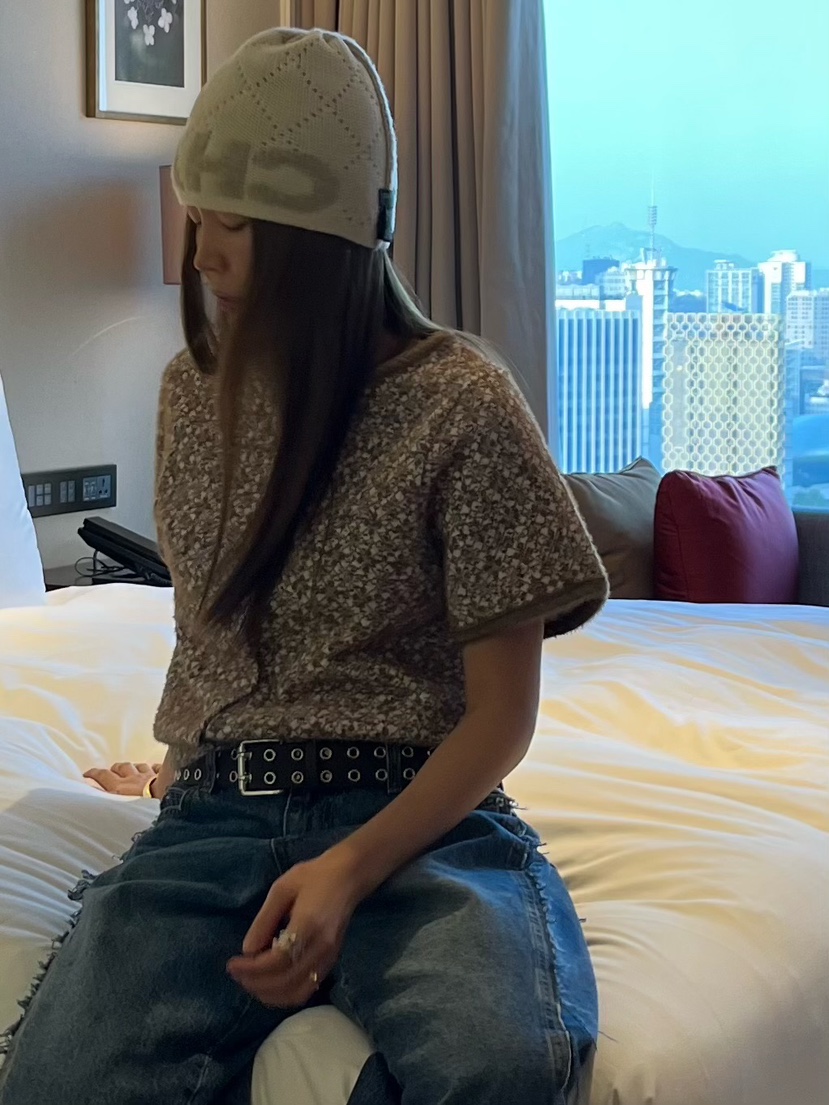 LOVE PULL韓國直郵㊣女裝新款熱賣休閑推薦真品針織衫開衫LOVE PULL針織衫