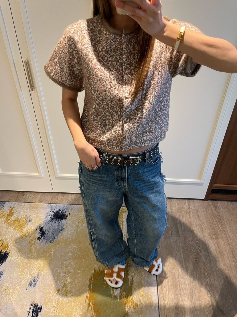 LOVE PULL韓國直郵㊣女裝新款熱賣休閑推薦真品針織衫開衫LOVE PULL針織衫