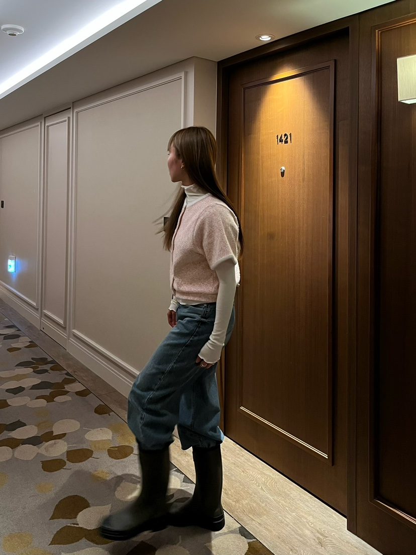 LOVE PULL韓國直郵㊣女裝新款熱賣休閑推薦真品針織衫開衫LOVE PULL針織衫