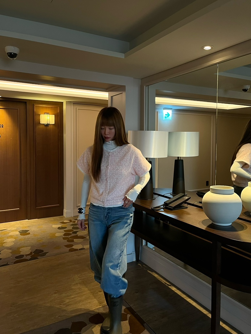 LOVE PULL韓國直郵㊣女裝新款熱賣休閑推薦真品針織衫開衫LOVE PULL針織衫