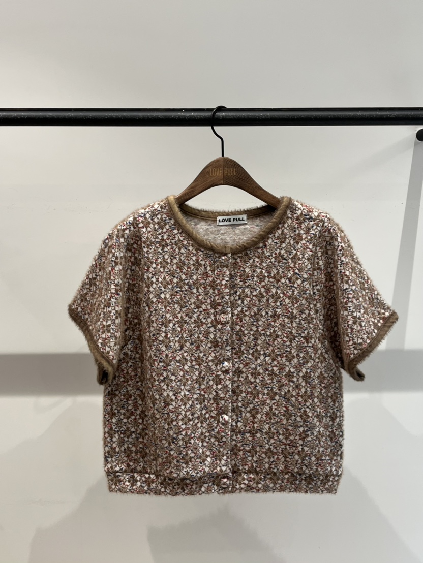LOVE PULL韓國直郵㊣女裝新款熱賣休閑推薦真品針織衫開衫LOVE PULL針織衫圖色2