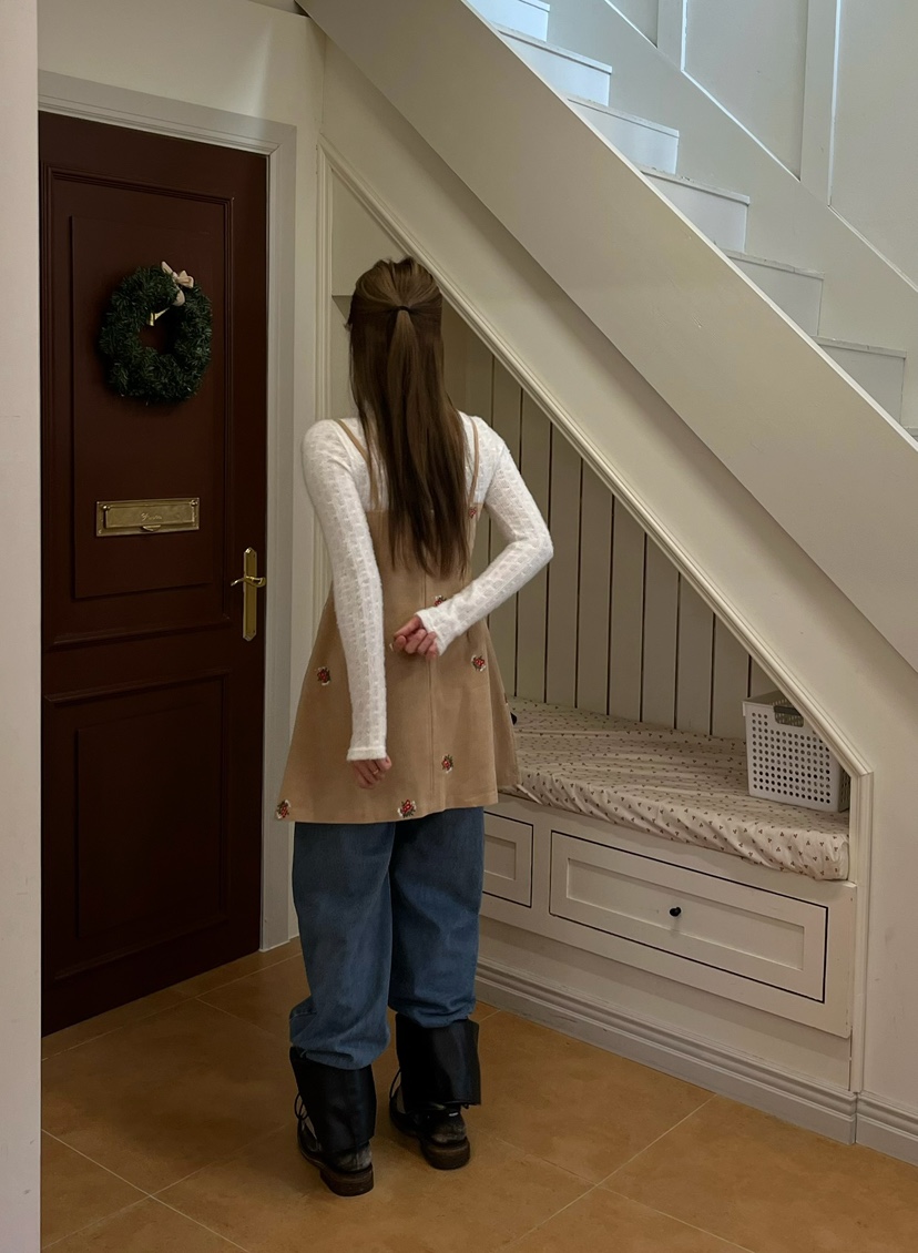 LOVE PULL韓國代購㊣女裝新品時尚人氣25秋冬休閑推薦連衣裙LOVE PULL連衣裙