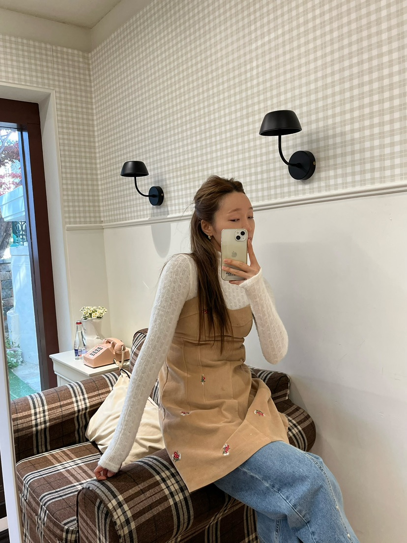 LOVE PULL韓國代購㊣女裝新品時尚人氣25秋冬休閑推薦連衣裙LOVE PULL連衣裙