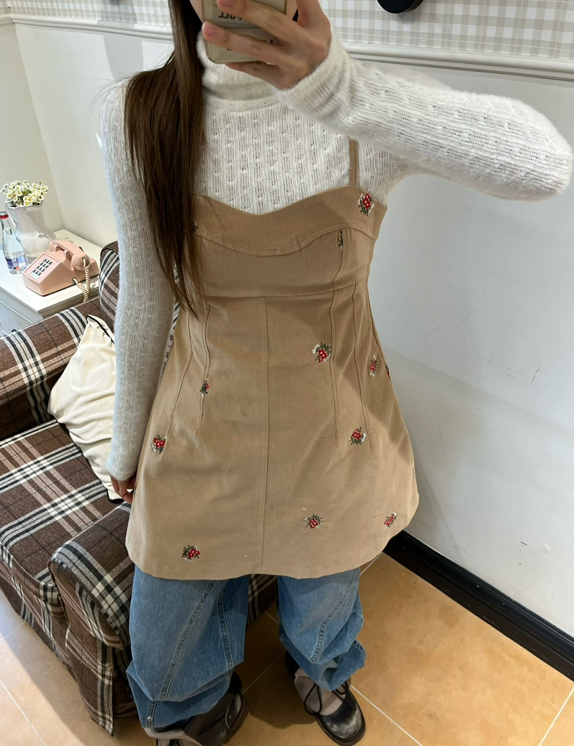 LOVE PULL韓國代購㊣女裝新品時尚人氣25秋冬休閑推薦連衣裙LOVE PULL連衣裙