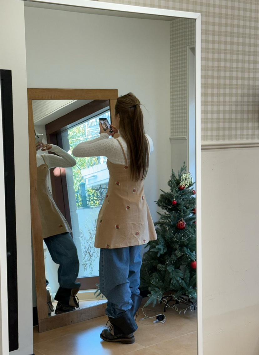 LOVE PULL韓國代購㊣女裝新品時尚人氣25秋冬休閑推薦連衣裙LOVE PULL連衣裙