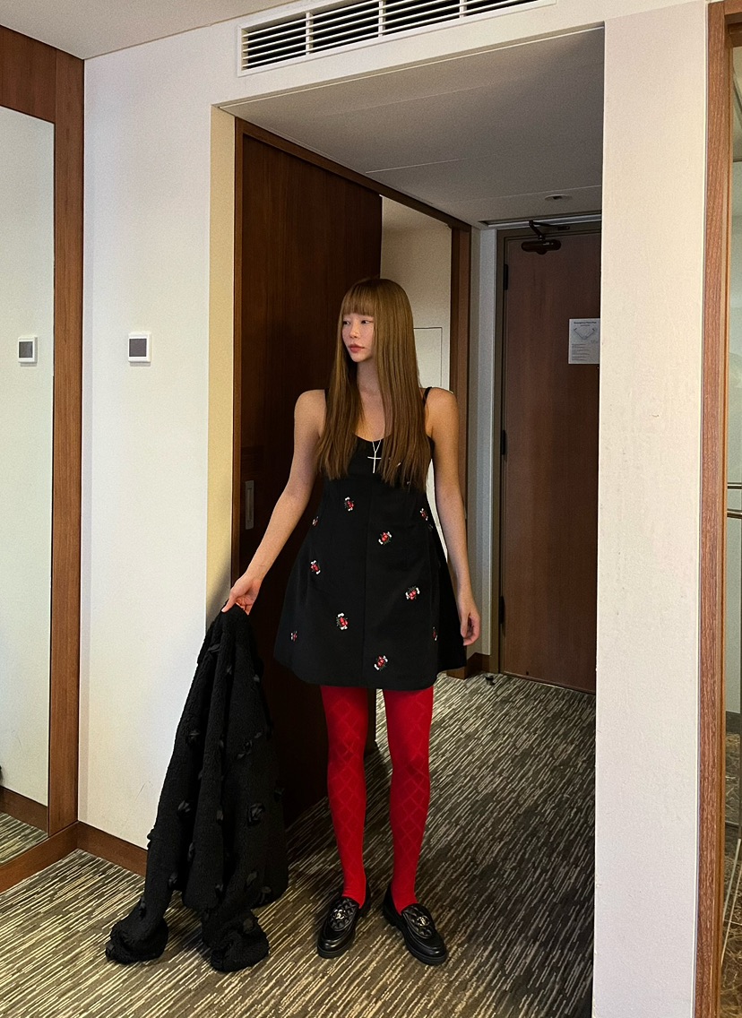 LOVE PULL韓國代購㊣女裝新品時尚人氣25秋冬休閑推薦連衣裙LOVE PULL連衣裙