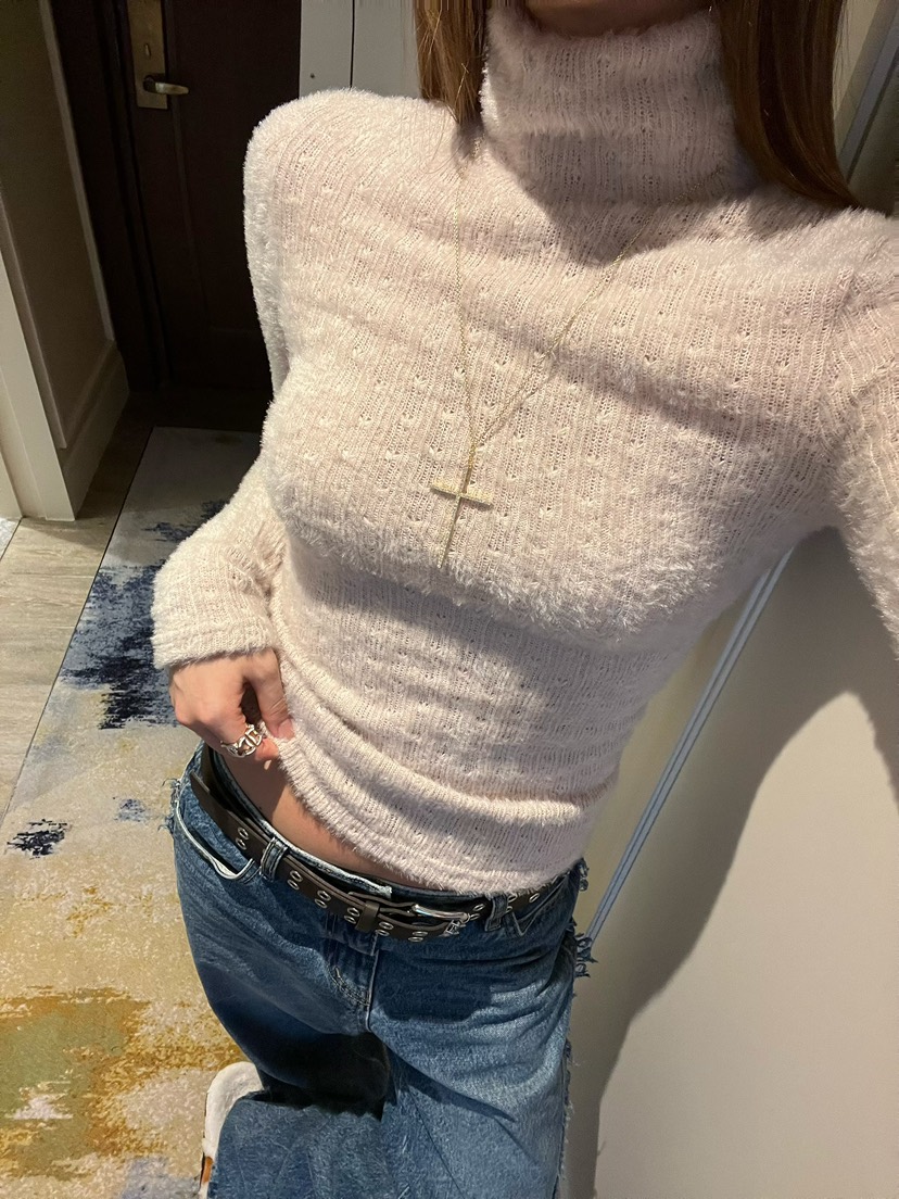 LOVE PULL東大門㊣實拍女裝新款真品25秋冬推薦職業針織衫LOVE PULL針織衫