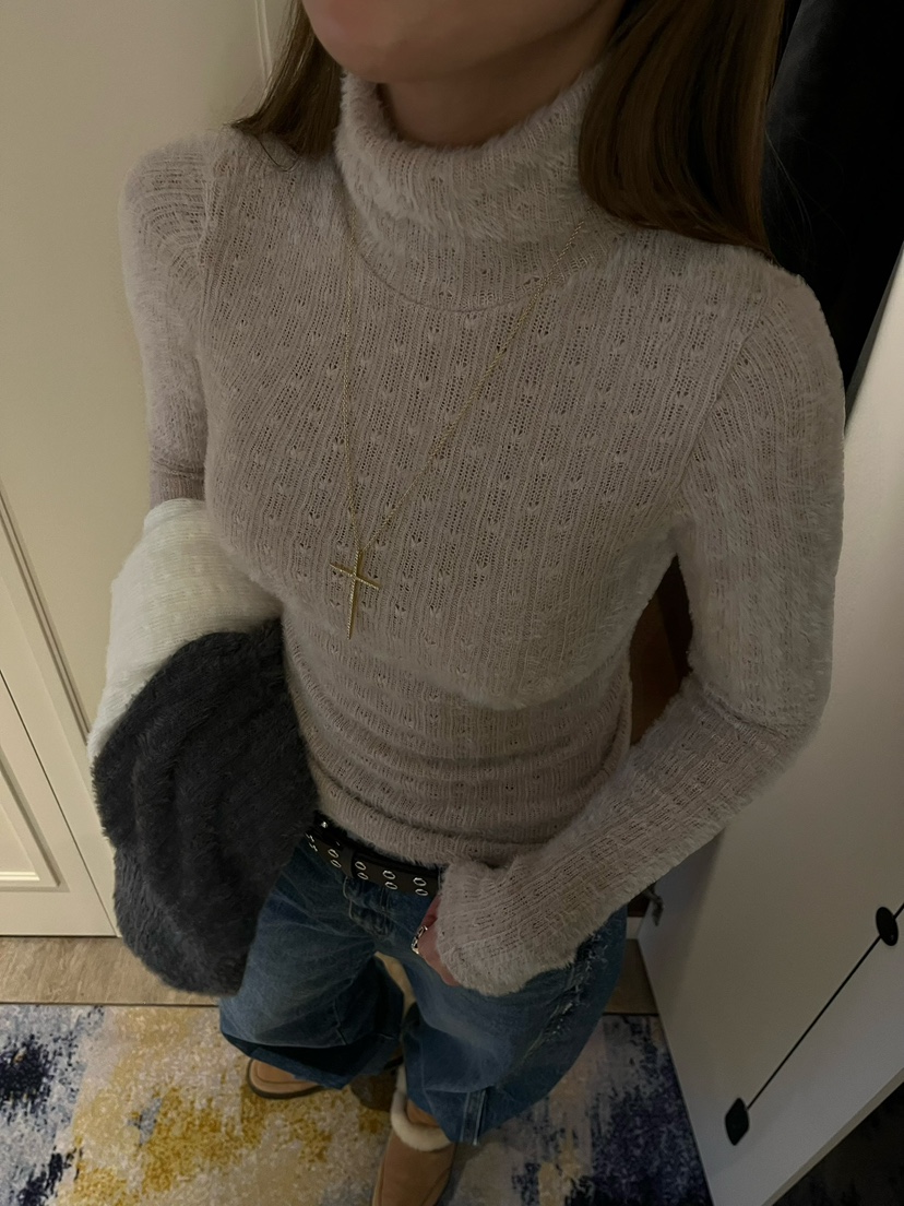 LOVE PULL東大門㊣實拍女裝新款真品25秋冬推薦職業針織衫LOVE PULL針織衫