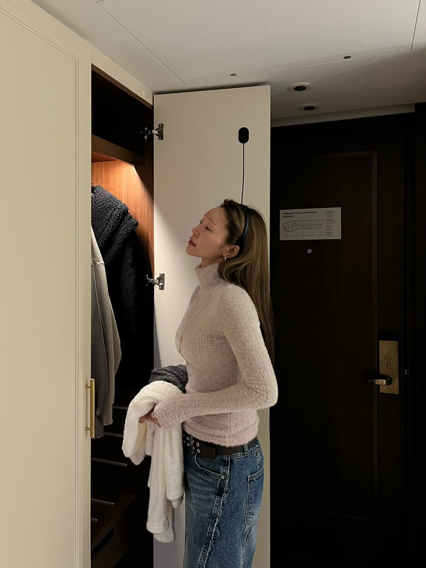 LOVE PULL東大門㊣實拍女裝新款真品25秋冬推薦職業針織衫LOVE PULL針織衫