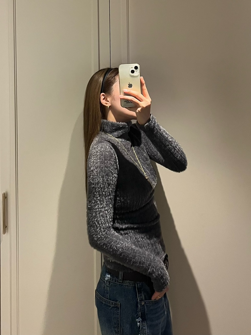 LOVE PULL東大門㊣實拍女裝新款真品25秋冬推薦職業針織衫LOVE PULL針織衫